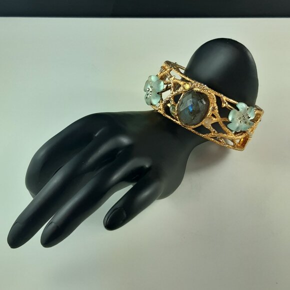 Alexis Bittar Clamp Bracelet, Signed - Picture 5 of 8